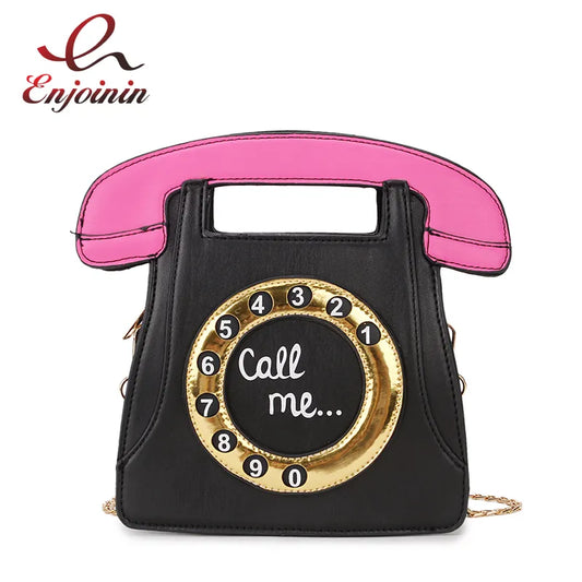 Phone Design Crossbody Bag