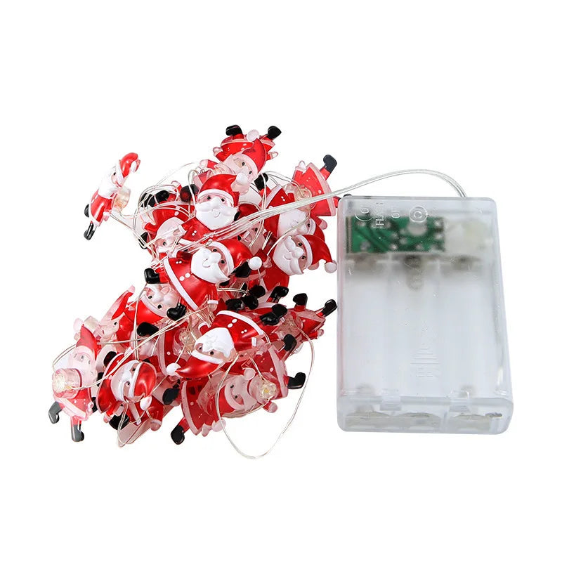 Battery-Operated LED Christmas Lights