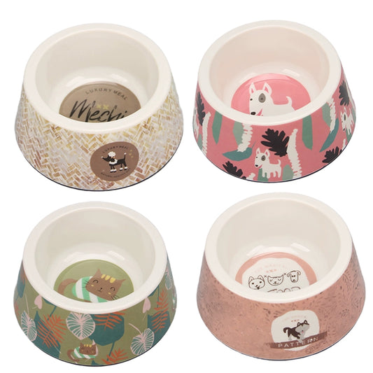 Pet Dog Bowl Dog Food Bowl Small Large Dog Large Dog Basin Dog Basin Eating Anti-Tumble Dog Rice Bowl Eating