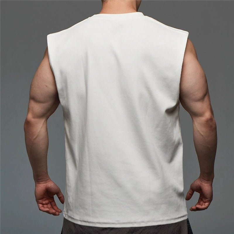 Men's Oversized Cotton Sleeveless Breathable Top