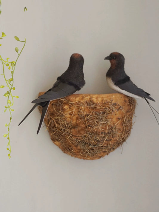 Artificial Swallow Nest Decoration Wall Beautifying Covering Bird Nest