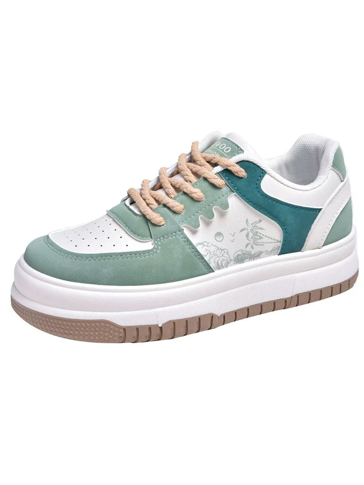 Women's All-Match Thick Bottom Board Autumn Casual Sneaker