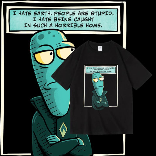 BF Style Neutral Alien Cartoon Series Tee