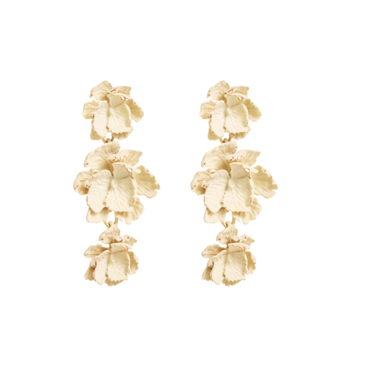 Floral Alloy Wedding Earrings