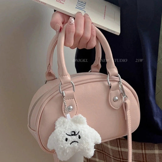 Bag Female Fancy Niche Style Shoulder Pink Crossbody Bag