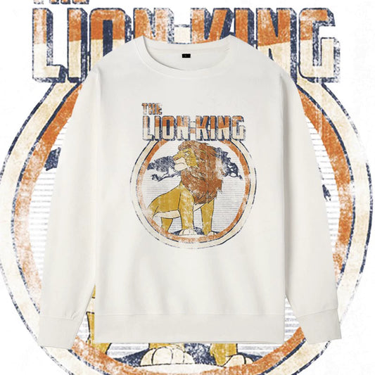 Lion King print Spring and Autumn wear BF style shirt