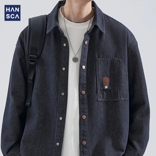 Japanese Style Teen Denim Shirt