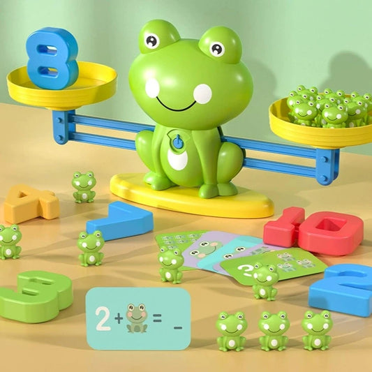 Kids Frog Balance Scale Interactive Puzzle Toy