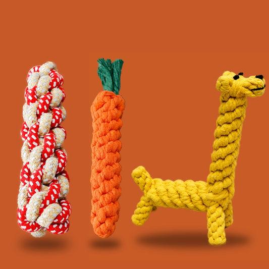 Tug Of War Style Dog Teether Chewing Rope for Puppies and Dogs