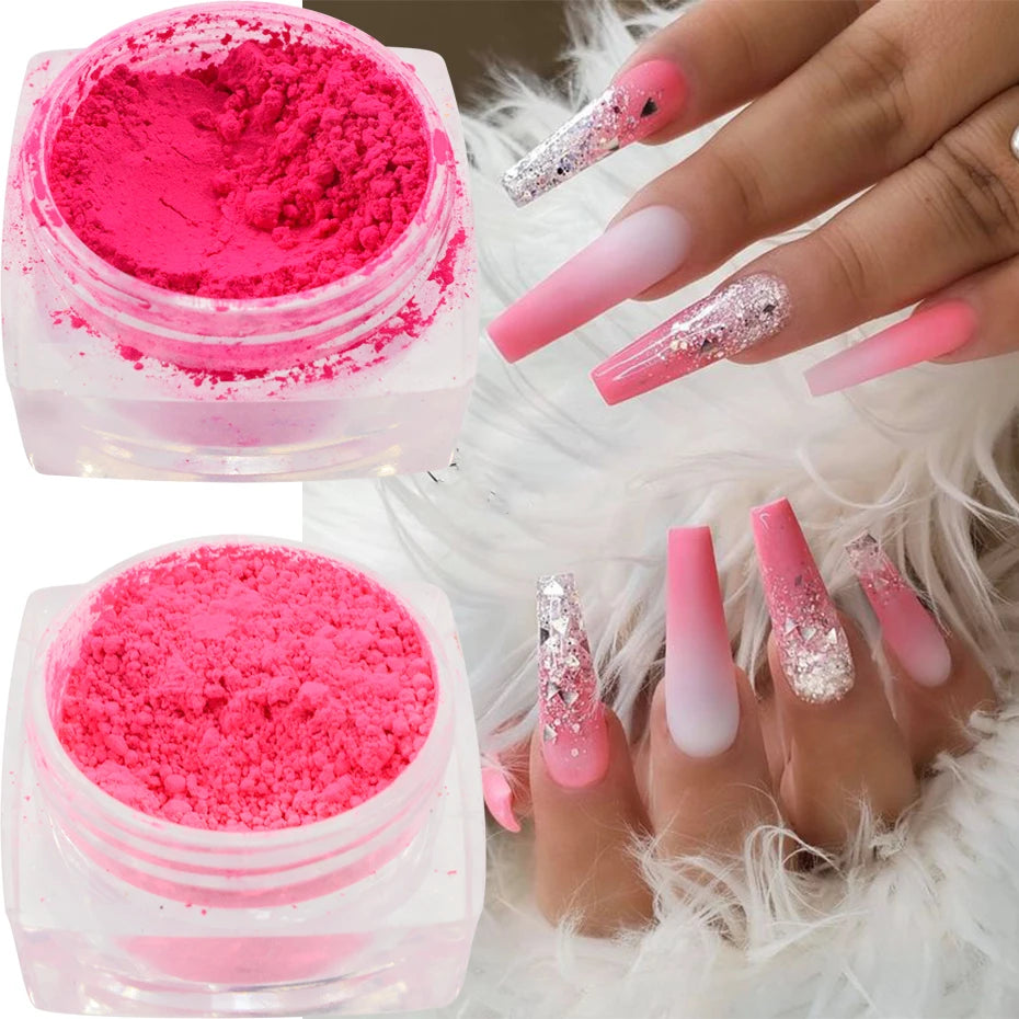 Neon Fluorescent Pigments Nail Powder