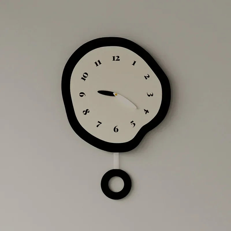 Irregular Wall Clock Restaurant Europe Clock