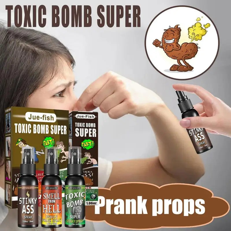 30ML Fart Spray Prank Toys Funny Fart Liquid Fart Tinker Toys April Fool's Joke Toys Party Supplies Gag Gift For Kids and Adults