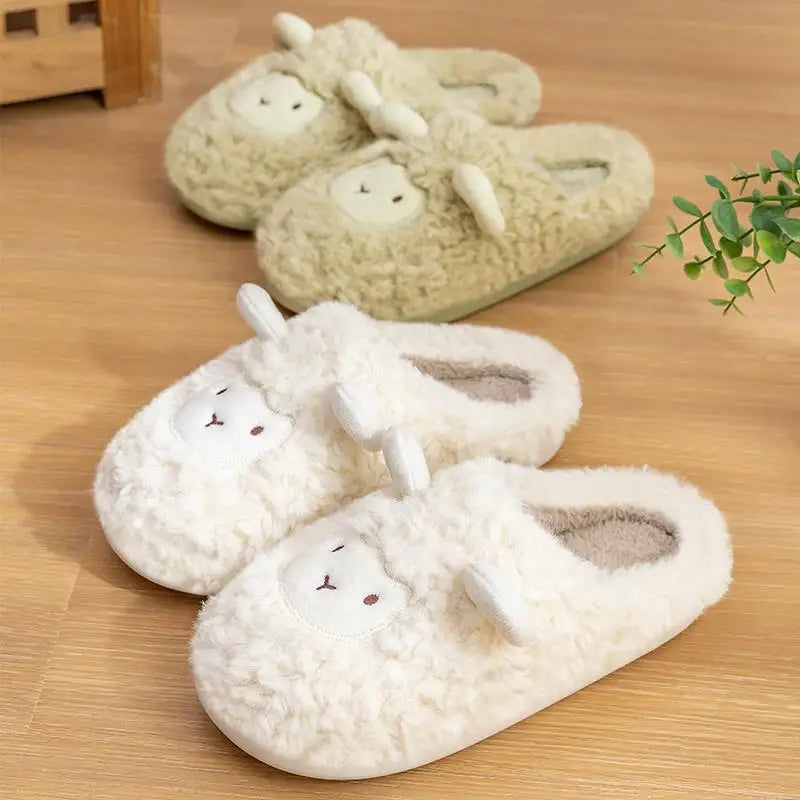 New Autumn Winter Women Men Slippers Bottom Soft insole Home Shoes