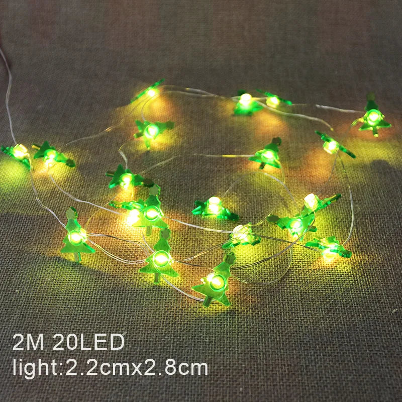 Battery-Operated LED Christmas Lights