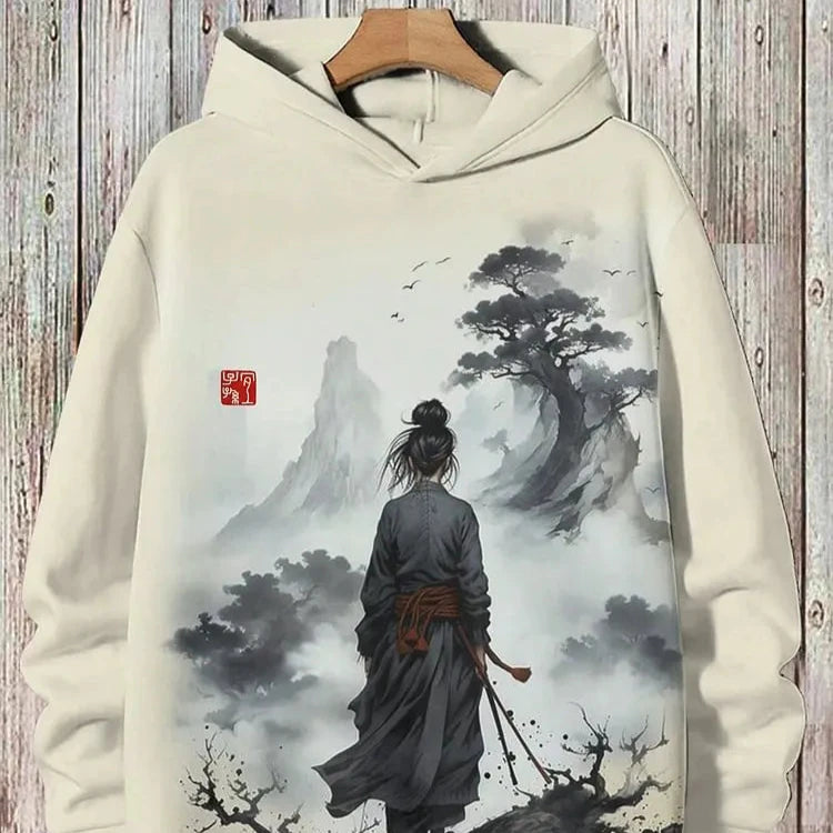 Men’s Harajuku Style Hoodies - Anime-Inspired Fashion, Perfect for Autumn & Winter