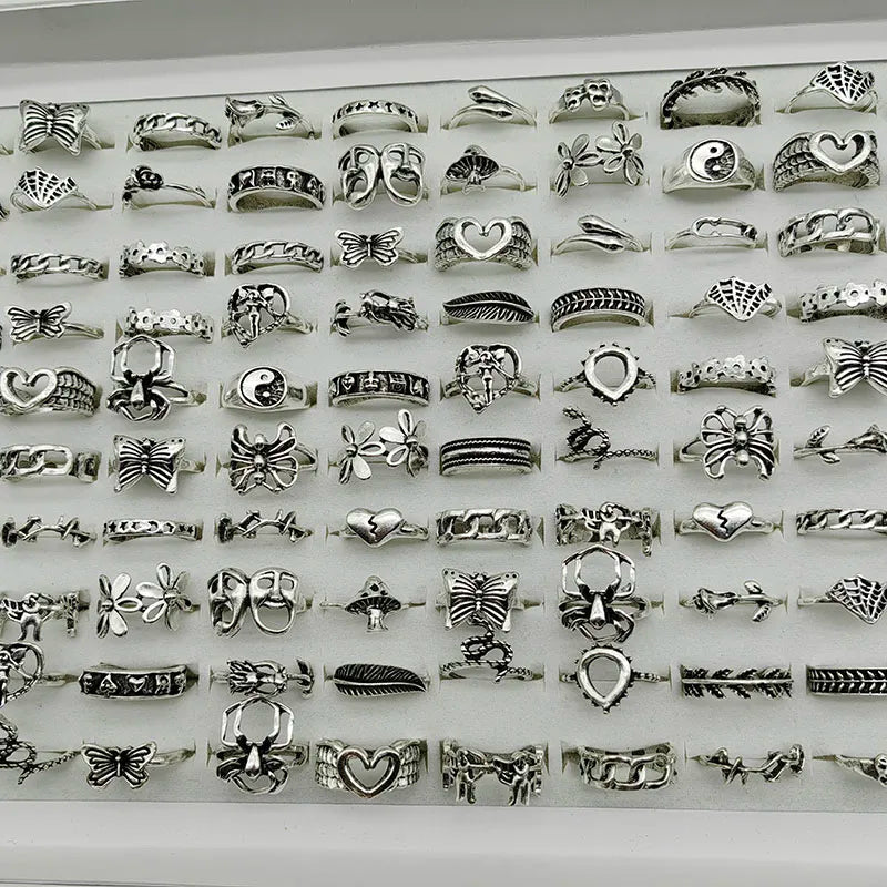 30pc Alloy Finger Rings