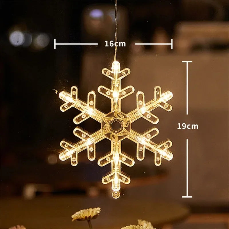 Christmas Lights  LED Snowflakes Christmas Decoration