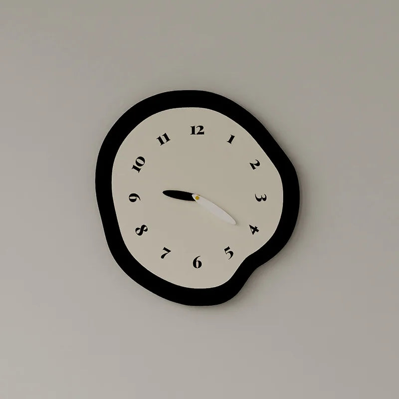 Irregular Wall Clock Restaurant Europe Clock