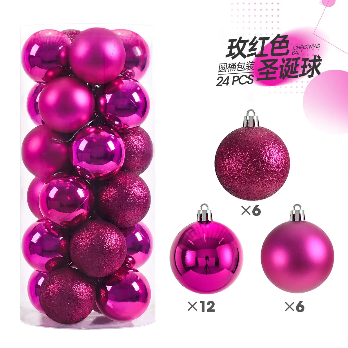 Christmas Balls Christmas Tree Ornaments Ball Xmas Hanging