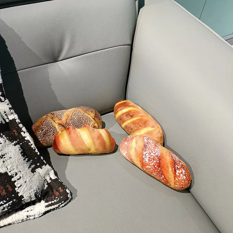 Giant Kawaii Bread Plush Pillow