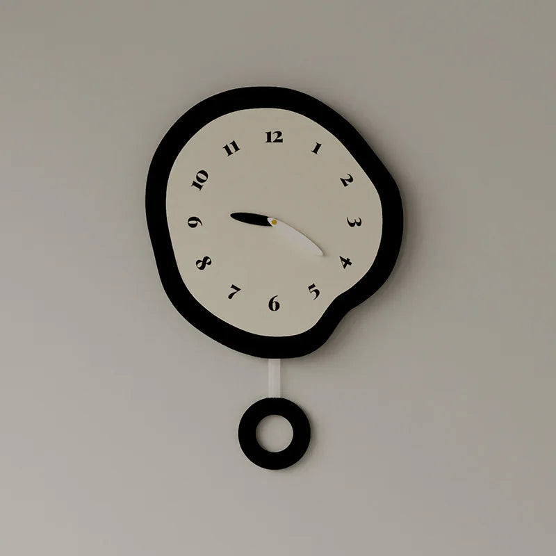 Irregular Wall Clock Restaurant Europe Clock