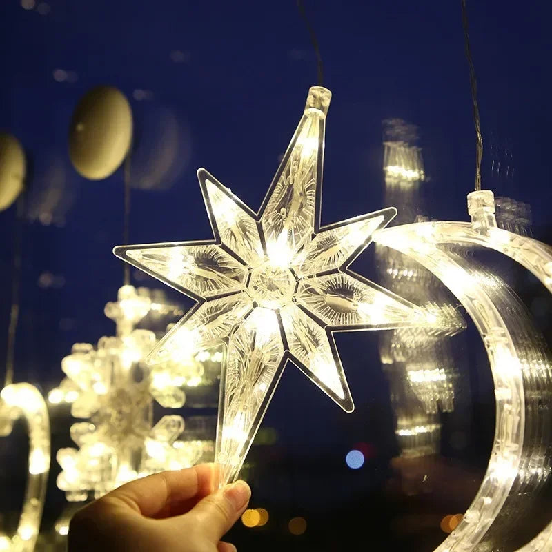 Christmas Lights  LED Snowflakes Christmas Decoration