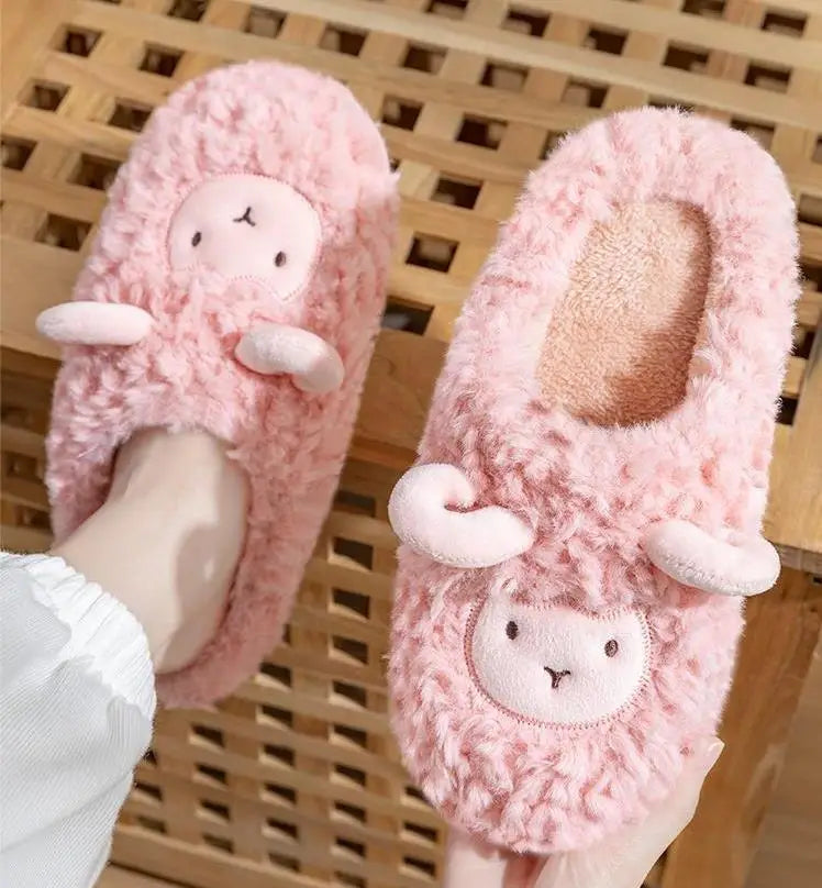 New Autumn Winter Women Men Slippers Bottom Soft insole Home Shoes