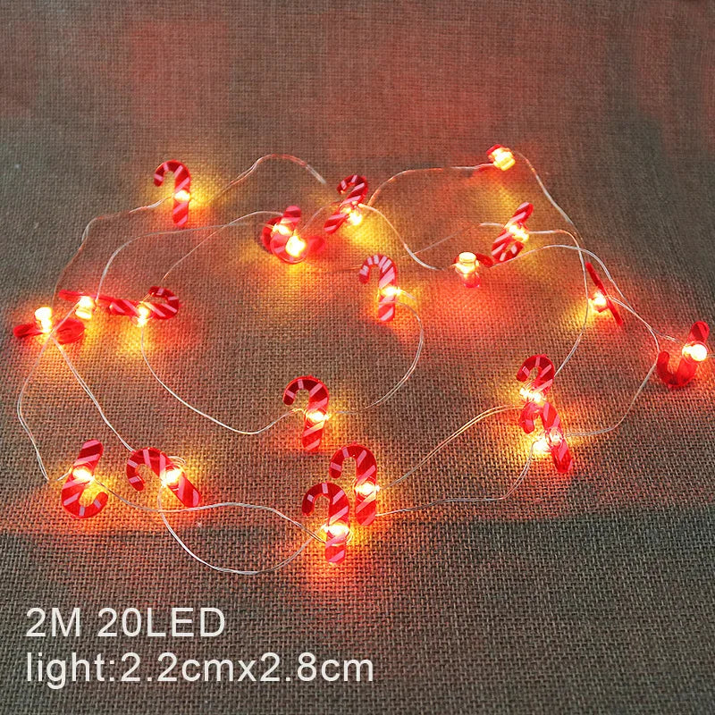 Battery-Operated LED Christmas Lights