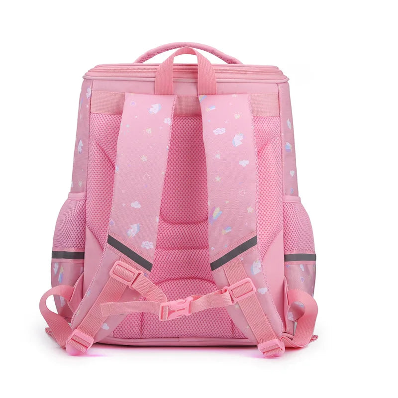 Large Capacity Orthoped Unicorn Backpacks For Girls 3D Cartoon School Kawaii Backpacks Boys Primary 1-6 Grade Student Backpacks