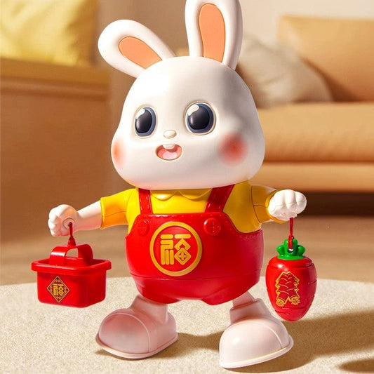 Dancing Fu Rabbit baby toy for 0–1-Year-olds