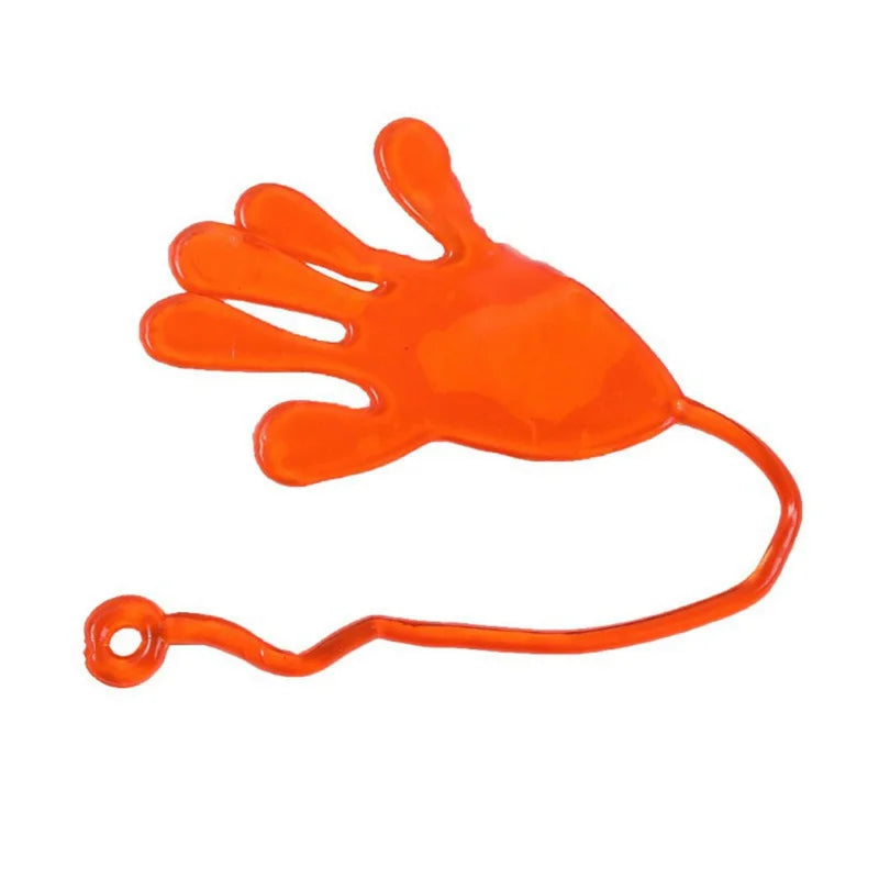 1pc Squishy Toy Slap Hands Palm Toy Elastic Sticky Toy For Kid Gift Party Gags Practical Jokes Elastic Creative Tricky Toys