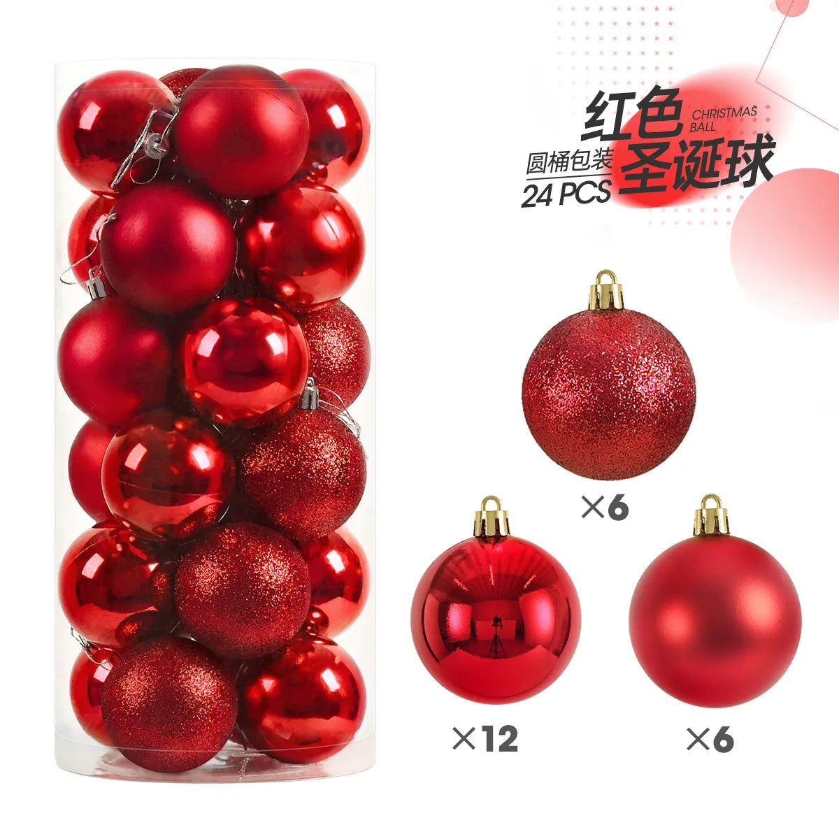 Christmas Balls Christmas Tree Ornaments Ball Xmas Hanging