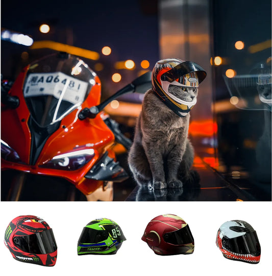 Small Pet Motorcycle Helmet