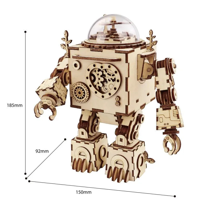 3D Robot Wooden Puzzle