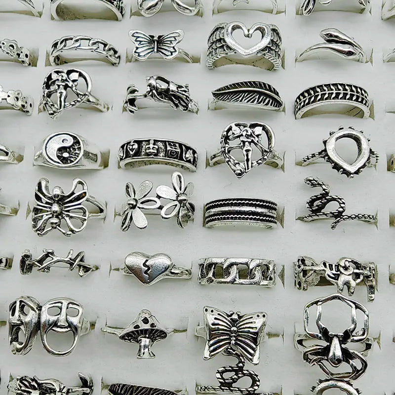 30pc Alloy Finger Rings