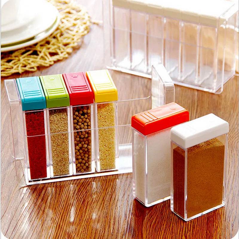 Transparent Seasoning Container Set