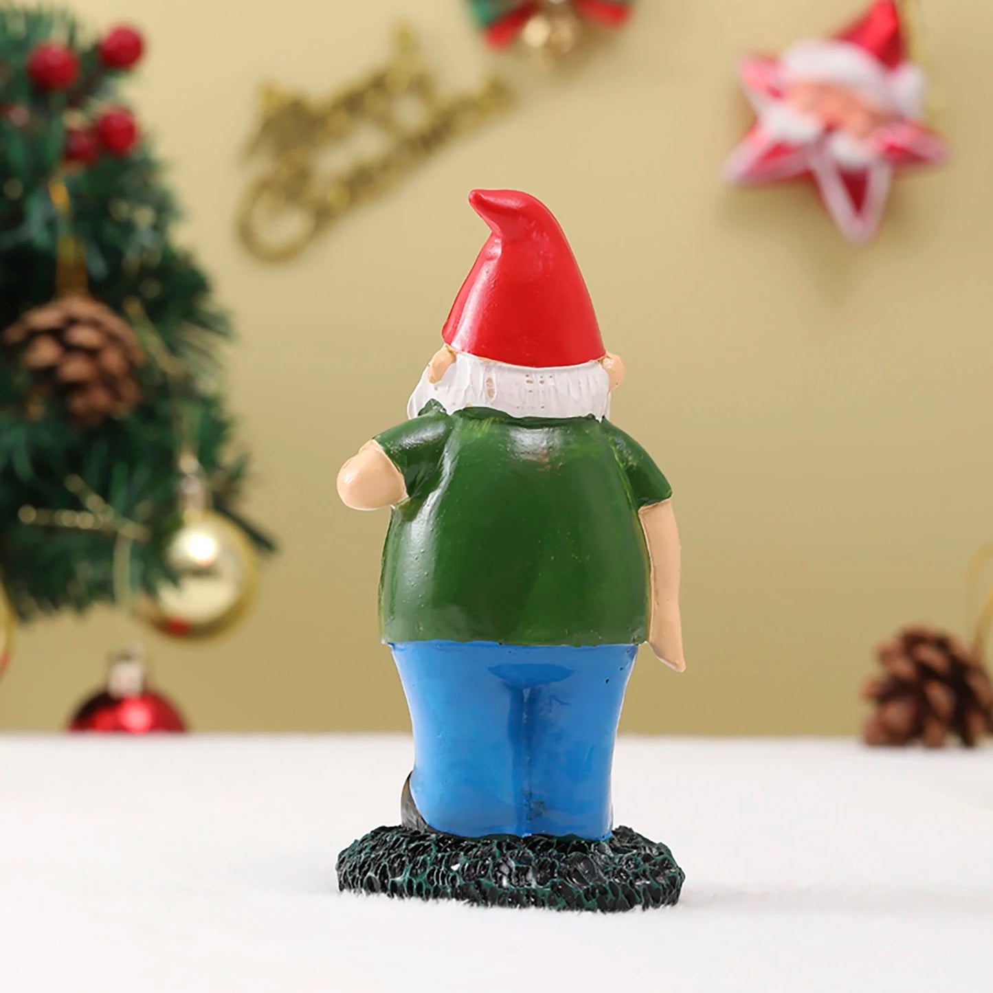 Smoking Gnomes Mini Resin Statue