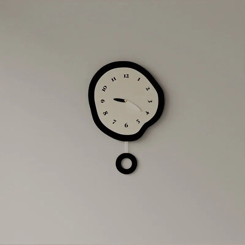 Irregular Wall Clock Restaurant Europe Clock