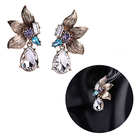 Vintage Fashion Royal Court Korean Tassel Stud Earrings