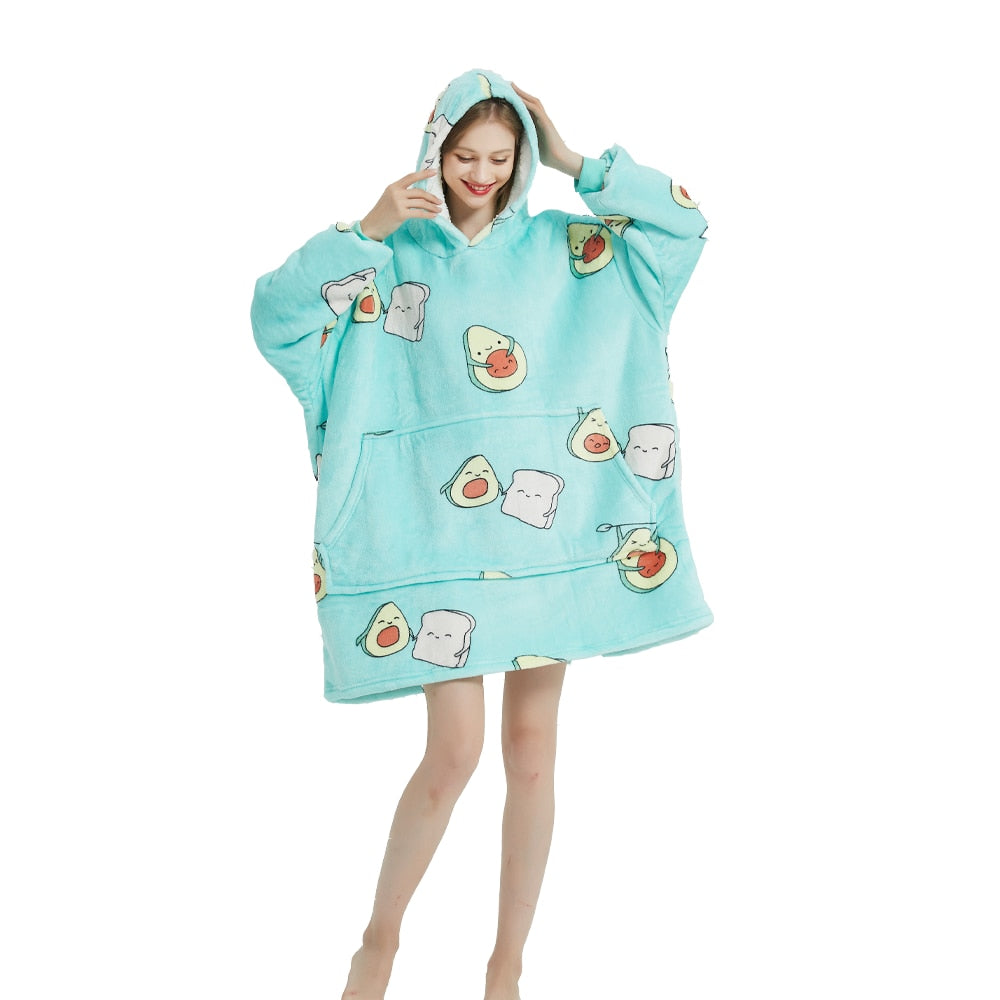 Women's Winter Blanket Hoodies